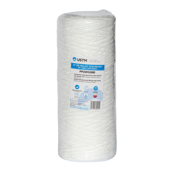 Cartus filtru BIG BLUE 10” infasurat textil USTM   20 MICRONI