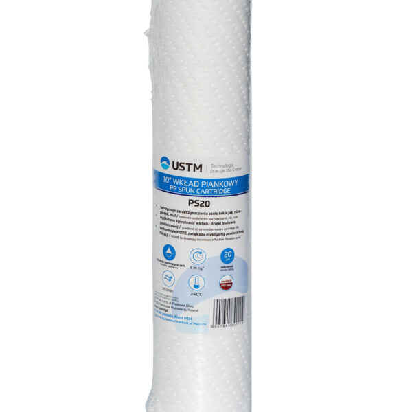 Cartus impuritati 10” USTM 20 MICRONI