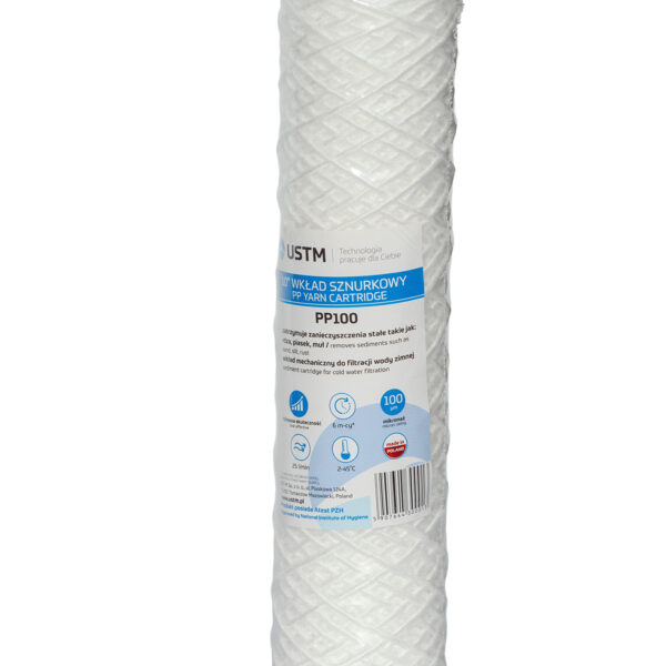 Cartus infasurat textil impuritati 10” USTM 100 MICRONI
