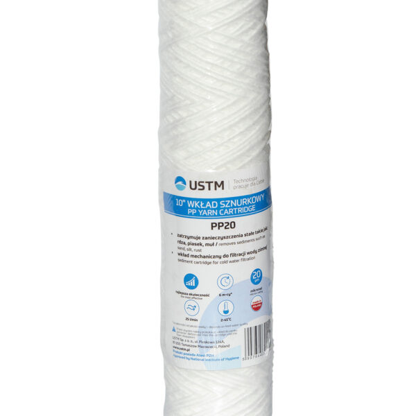 Cartus infasurat textil impuritati 10” USTM 20 MICRONI