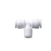Conector T furtun 1/4” pe 2  parti si filet exterior 1/4”