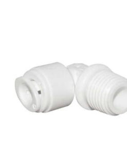 Cot conector furtun 1/4” pe o parte si filet exterior 1/4” in cealalta parte