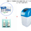 Pachet promo Dedurizator BlueSoft K30/VR34 12,5 l răşină  , test duritate si set 3 carcase filtru FHPRCL1-B-TRIPLE