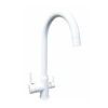 Robinet cu 3 cai CLASSIC GRANIT ALB 201 WH-GR