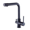 robinet 3 cai negru a103 robinet 3 cai negru a103
