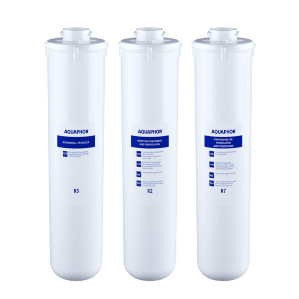 Set de 3 cartuse Aquaphor K2,K5,K7 pentru Crystal A