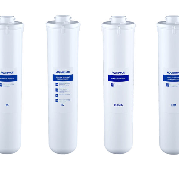 Set de 4 cartuse Aquaphor K2,K5,K7M,RO-50S pentru RO-101S