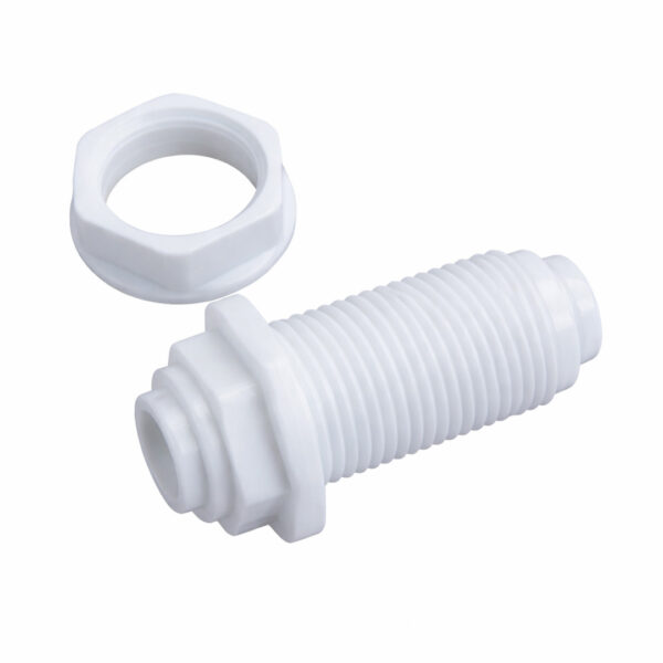 Conector drept  intrare 1/4" furtun iesire furtun 1/4"pentru carcasa  filtrare
