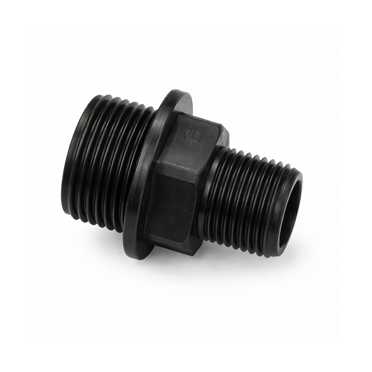 Conector plastic 3/4" filet exterior, 1/2 filet exterior