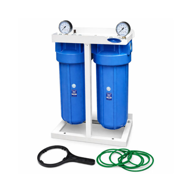 Set de 2 carcase BIG BLUE 10" cu suport metalic HHBB10A