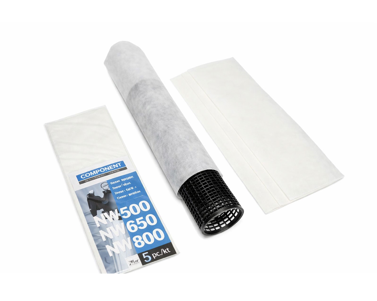 Set de 5 mansoane 300 microni  pentru filtru centrifugal NW500 , NW650, NW800