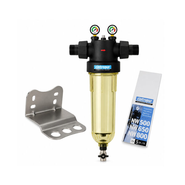Pachet PROMO Filtru Centrifugal Cintropur NW500 + Suport + 5 Mansoane