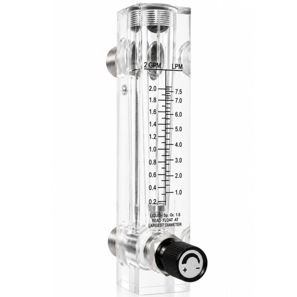 Debitmetru  cu reglaj de debit 2G pentru Osmoza Inversa conexiune 1/2"