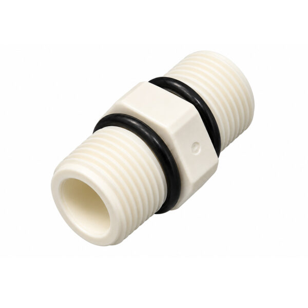 Niplu de plastic 1/2" filet exterior
